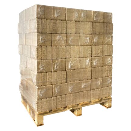 RUF Buchenholzbriketts 960 kg Palette – DINplus zertifizierte Hartholzbriketts