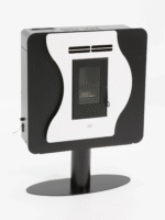 EMAFLAM LUNA 6 kW versiegelter Weiß Pelletofen – Bild 4