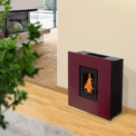 EMAFLAM SYLA 9 kW schwarzer versiegelter Pelletofen