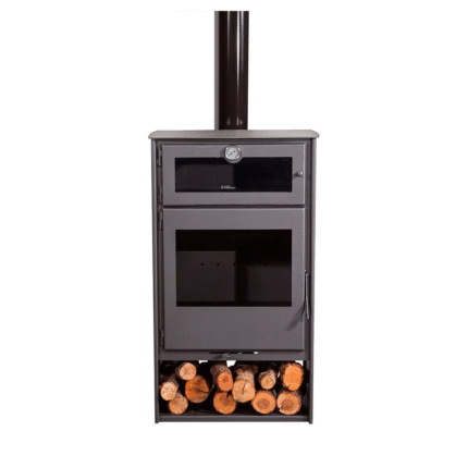 JUAN PANADERO NICE Titanium 8KW Holzofen mit Backofen